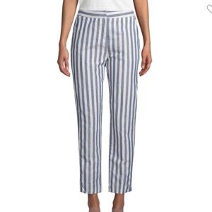 NWOT Lea & Viola Striped Ankle Pants (sz S)